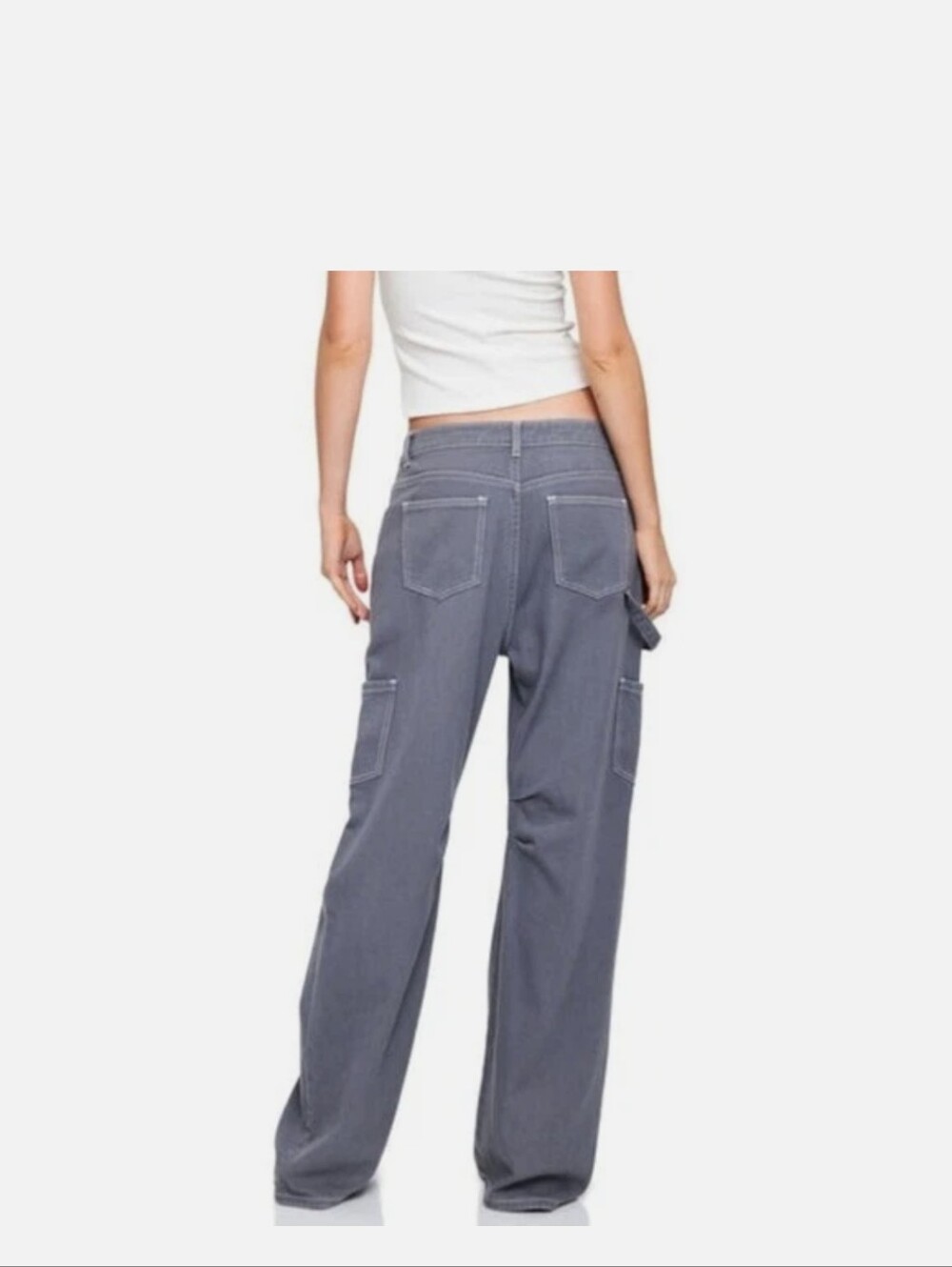 LIONESS Miami Vice Wide Leg Cargo Pants - Women's Size Small 🆕 - Picture 3 of 13